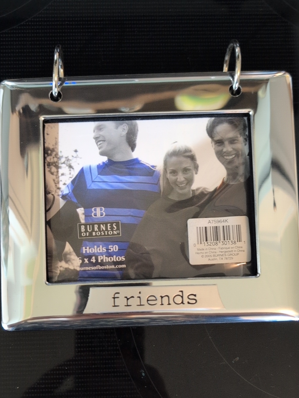 Burnes Of Boston Silver 'friends' Hanging Photo Frame